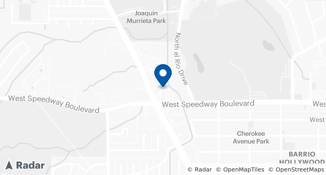 Map of Dairy Queen Location:: 1760 W Speedway Blvd, Tucson, AZ, 85745-2218